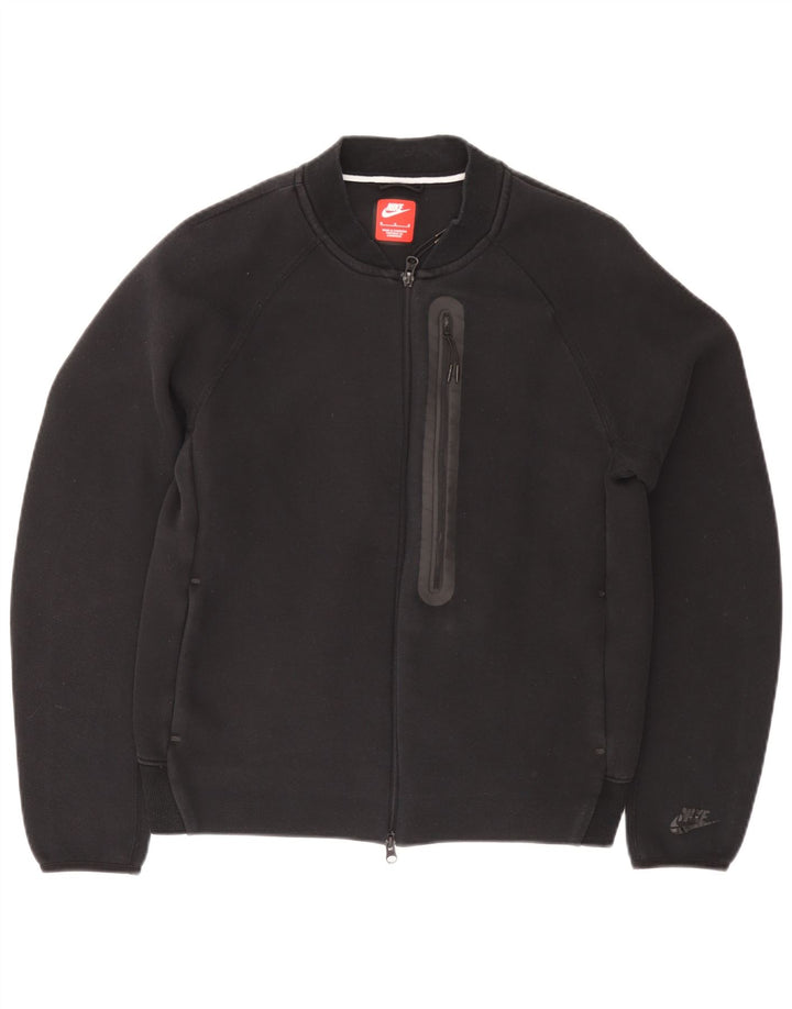 Giacca da ginnastica da uomo Nike, giacca media, in cotone nero