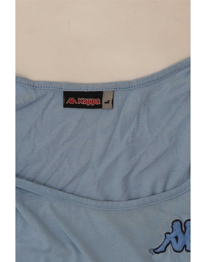 Canotta grafica da uomo Kappa Large blu color block