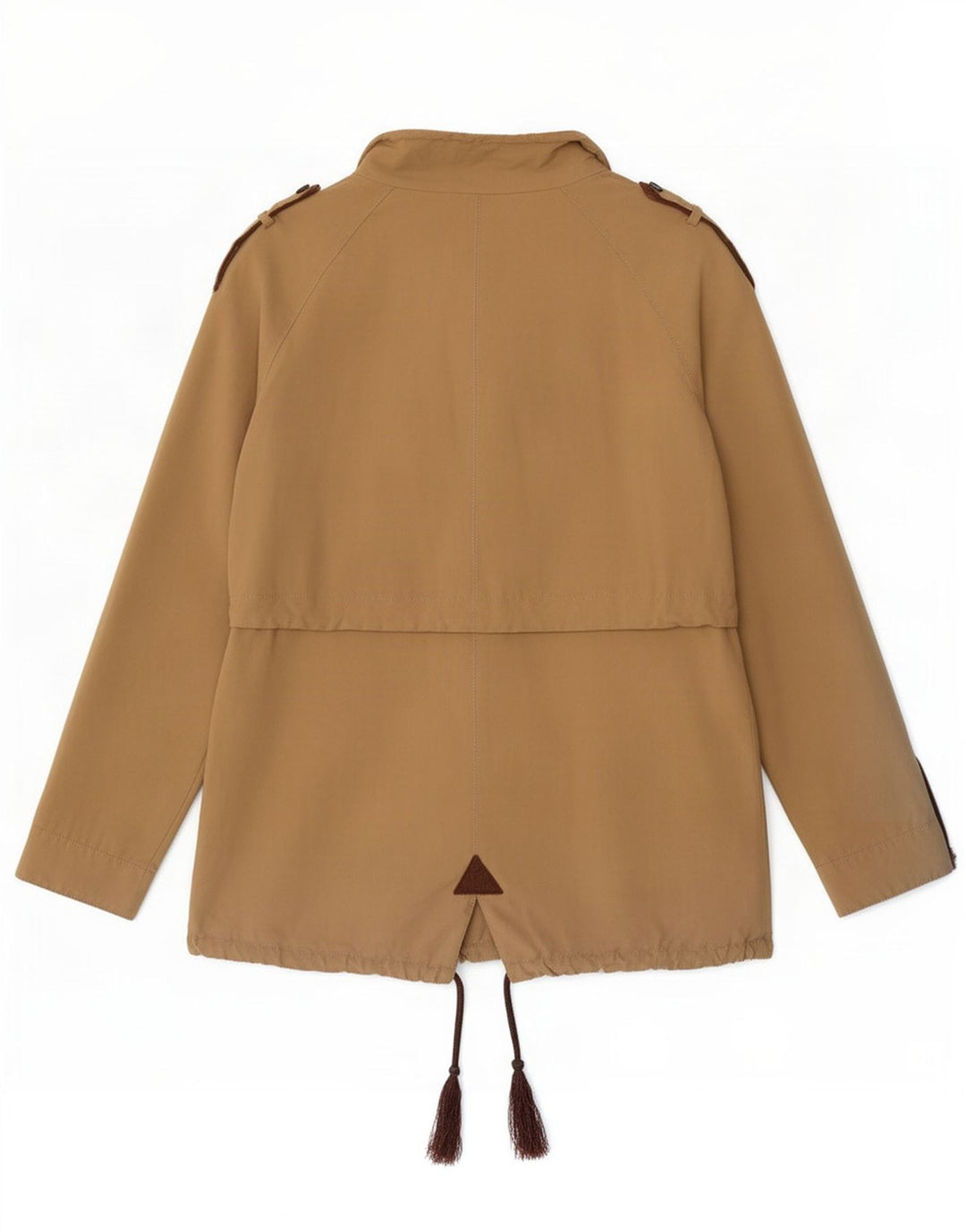 Giacca militare da donna Zara UK 10 piccola in cotone beige