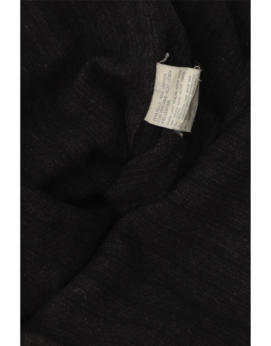 Giacca in pelle vintage da uomo UK 42 XL in pelle nera