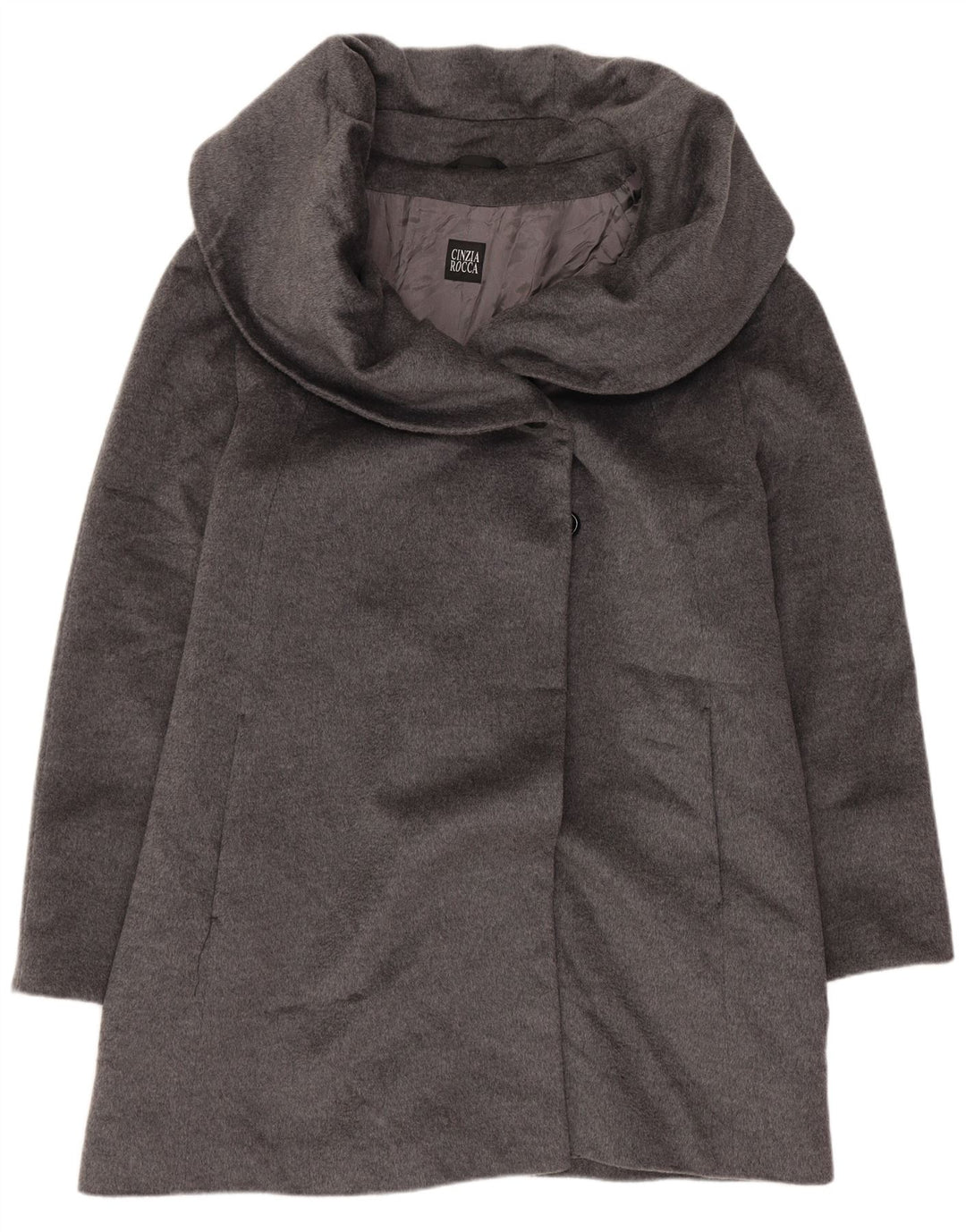 Soprabito da donna Cinzia Rocca UK 16 Large Grigio Lana