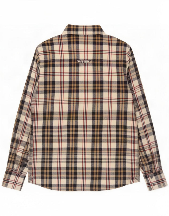 Brakeburn Camicia in flanella da uomo di cotone scozzese medio multicolore