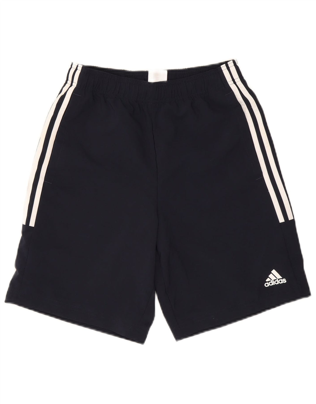 Pantaloncini sportivi da uomo Adidas piccoli in poliestere blu navy