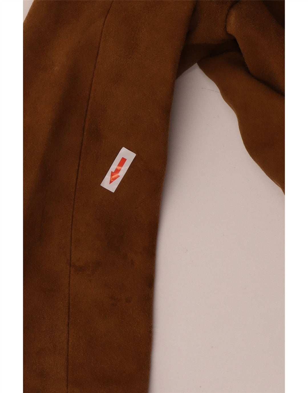 Giacca vintage in pelle scamosciata da uomo IT 48 Marrone medio