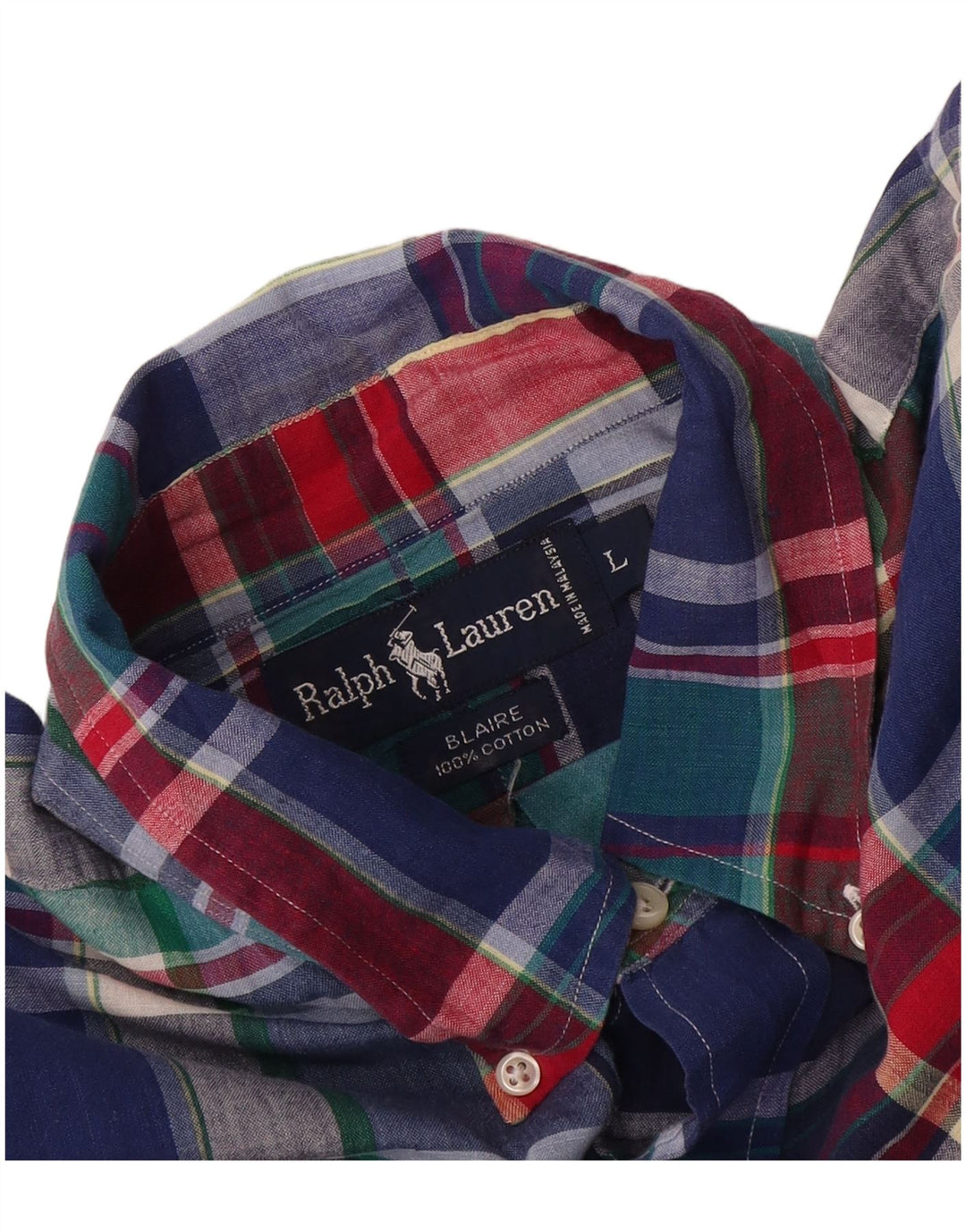 Camicia a maniche corte Blaire da uomo Ralph Lauren grande motivo a quadri multicolore