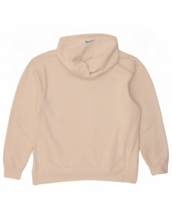 Felpa con cappuccio grafica Loose Fit Nike da uomo 2XL cotone bianco