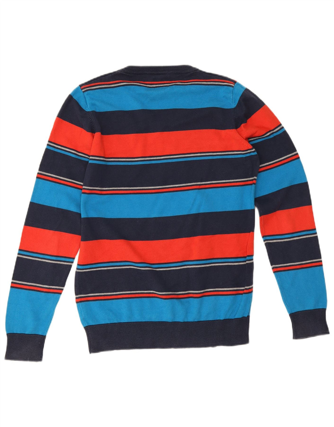Jack & Jones Maglione da uomo con scollo a V piccolo cotone a righe multicolore