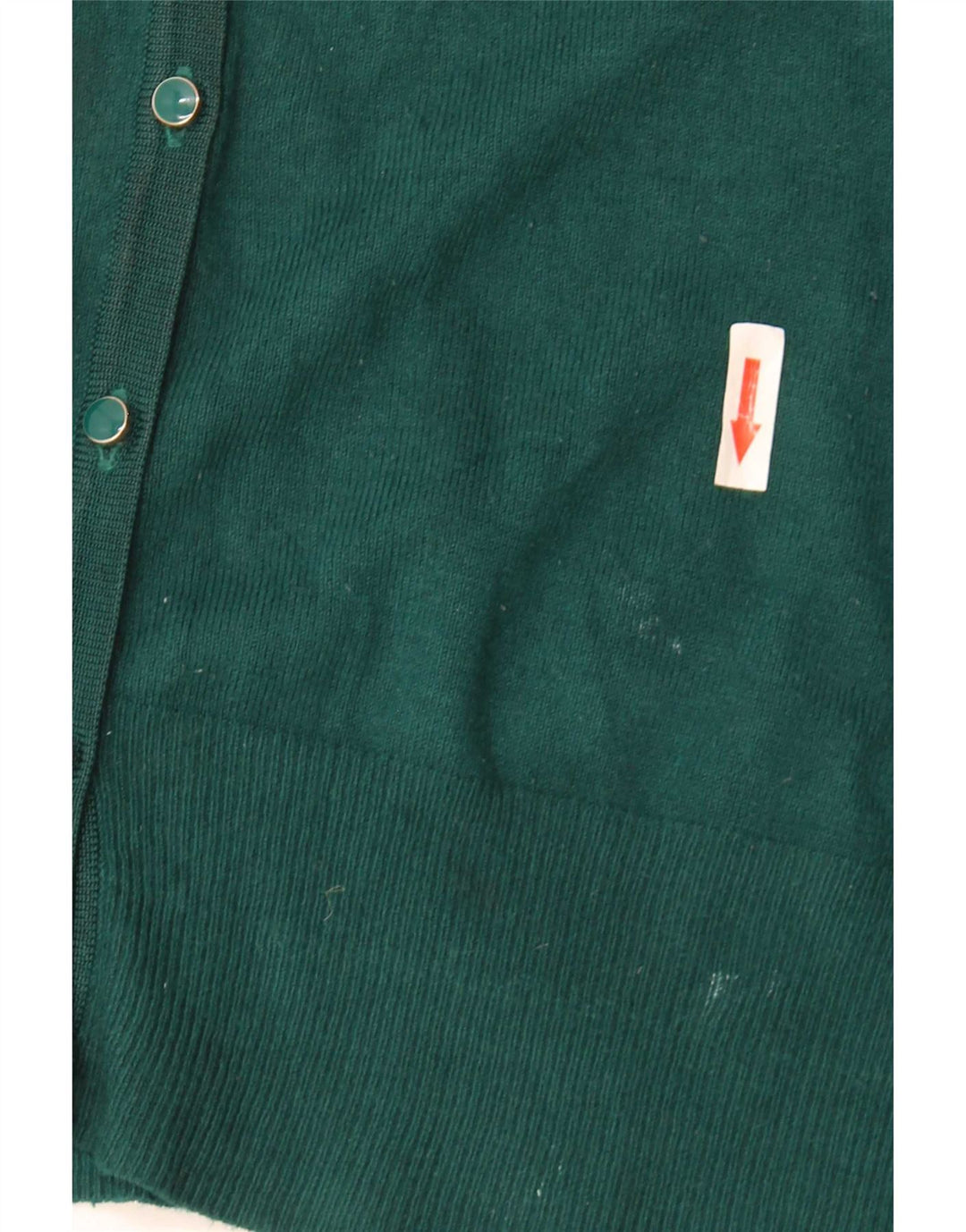 Maglione cardigan da donna Marks & Spencer UK 12 Viscosa verde medio