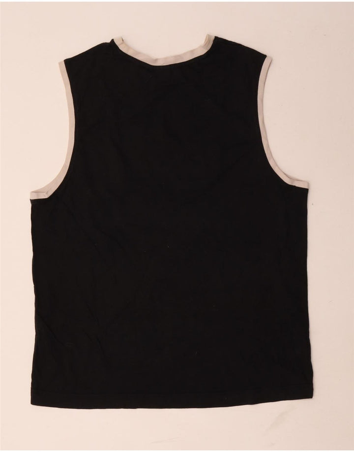 Canotta grafica da uomo Puma 2XL cotone color block nero