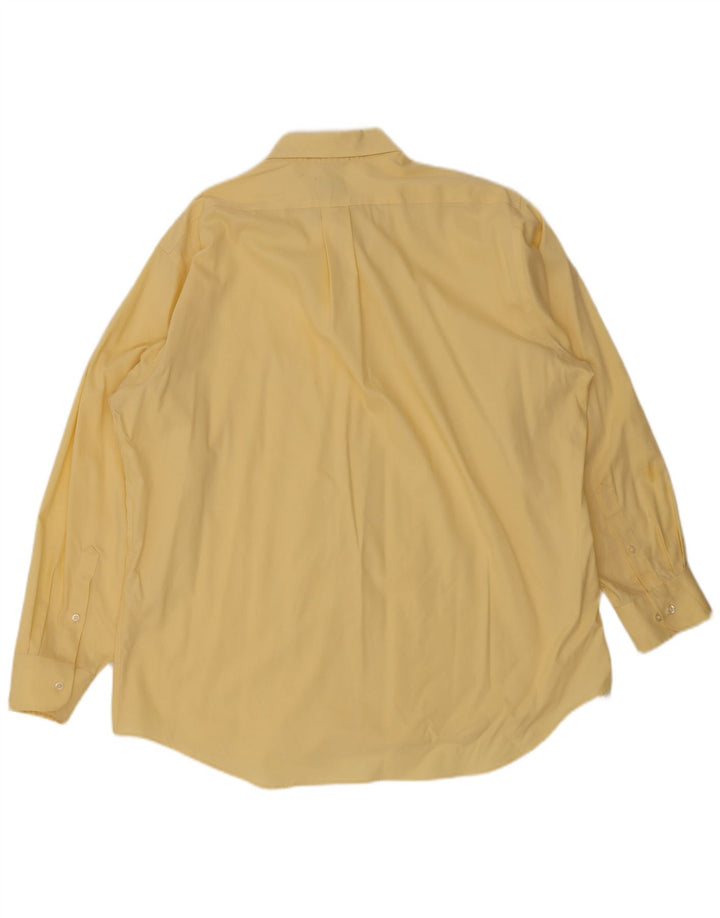 Camicia da uomo Chaps Ralph Lauren XL in cotone giallo