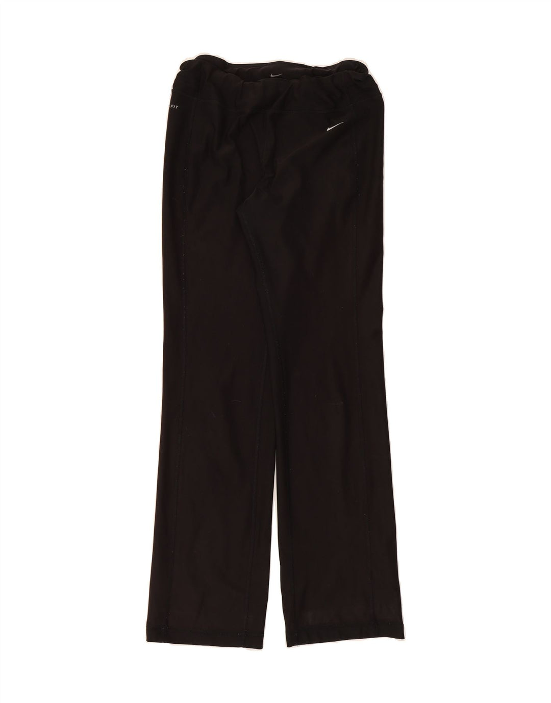 NIKE Womens Dri Fit Tracksuit Trousers UK 14 Medium Black Vintage Nike and Second-Hand Nike from Messina Hembry 