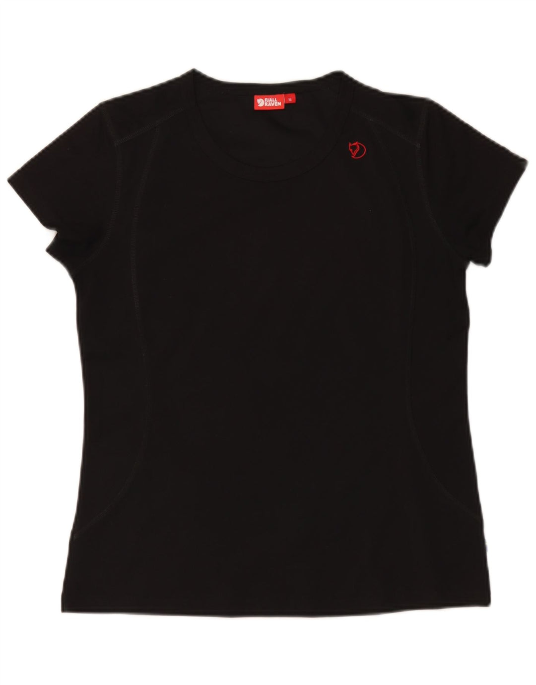 T-shirt da donna Fjall Raven Top UK 14 poliestere nero medio