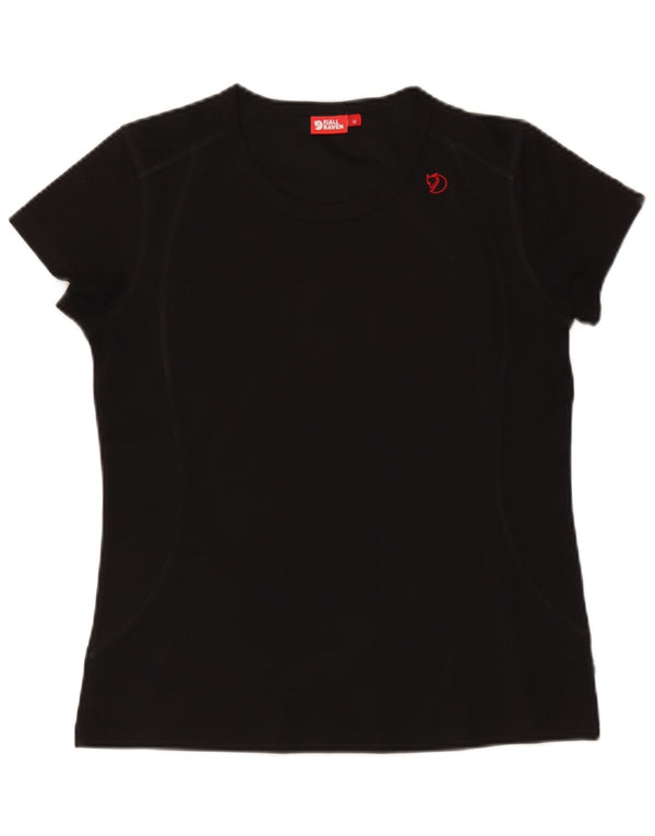 T-shirt da donna Fjall Raven Top UK 14 poliestere nero medio