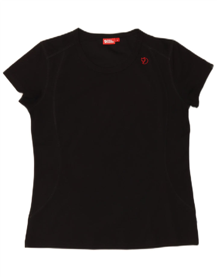 T-shirt da donna Fjall Raven Top UK 14 poliestere nero medio