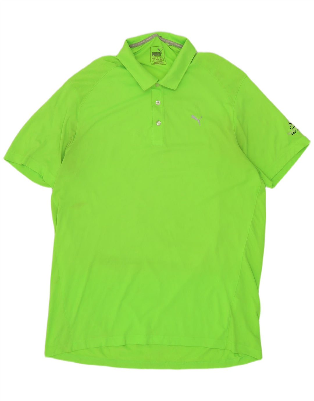 Polo PUMA da uomo XL verde poliestere