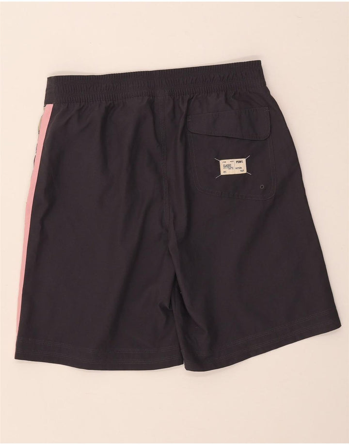 Pantaloncini sportivi grafici da uomo Puma Grigio medio