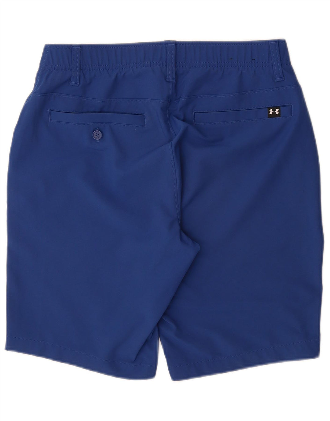 UNDER ARMOUR Mens Chino Shorts W32 Medium Blue Polyester
