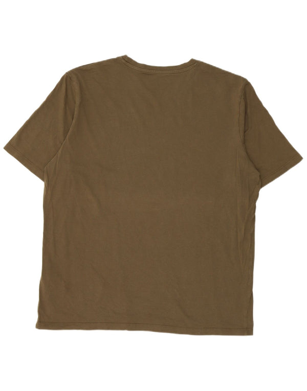 T-shirt da uomo Jack & Jones Top XL in cotone kaki