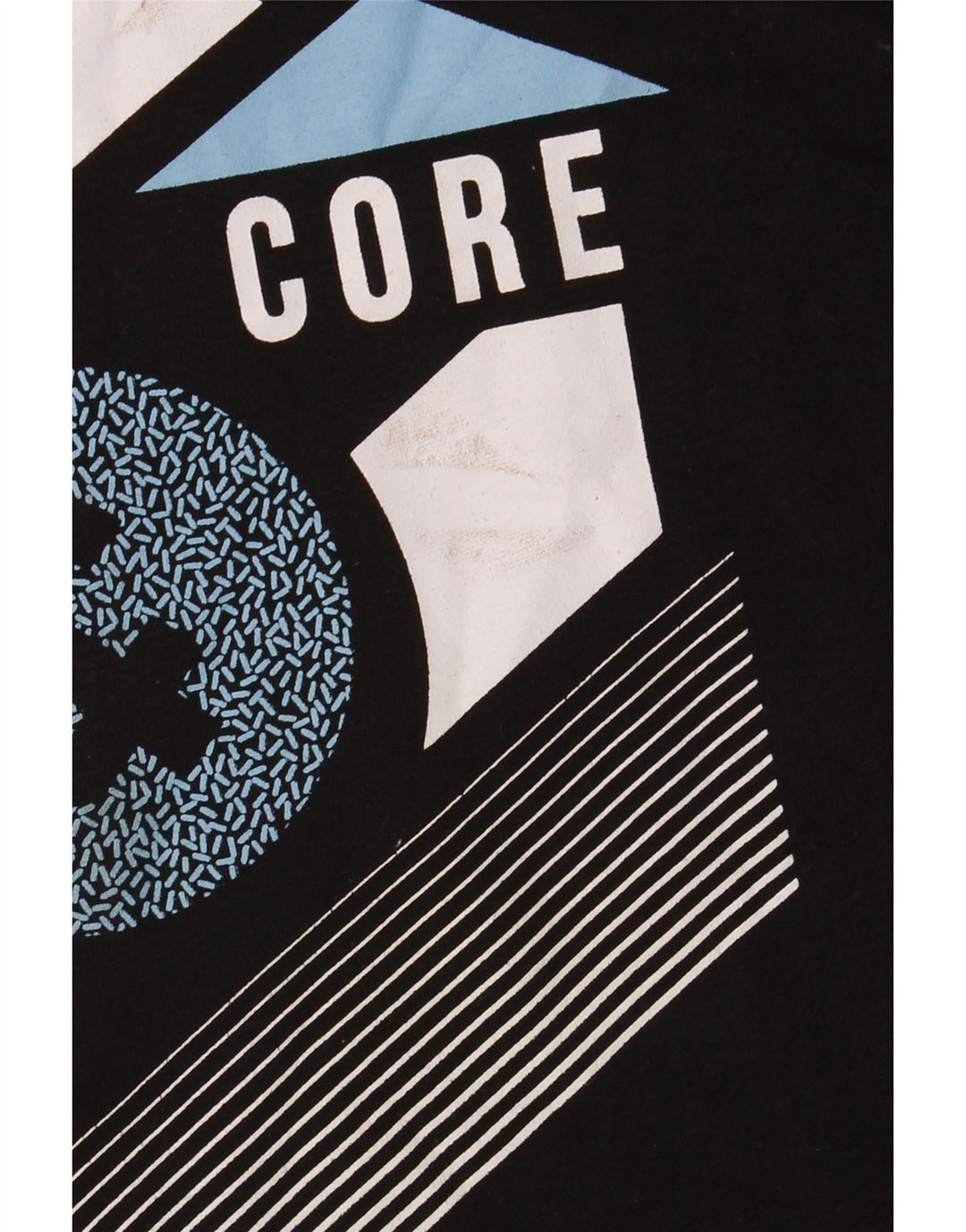Jack & Jones Mens Graphic Hoodie Jumper Small Black Polyester