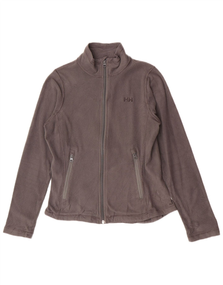 Giacca in pile da donna Helly Hansen UK 12 Poliestere grigio medio