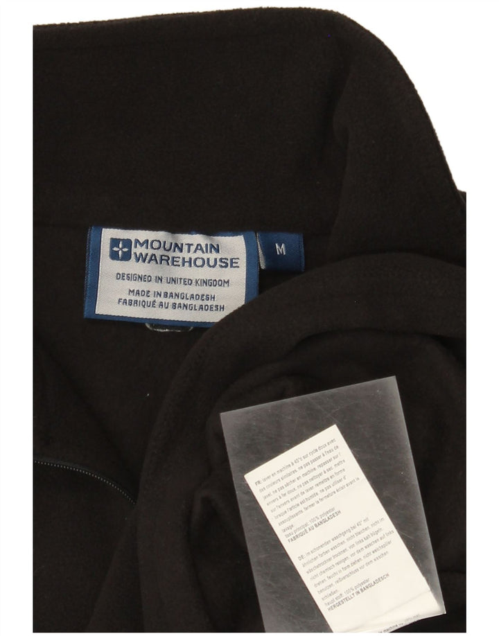 Maglione in pile da donna con collo e zip Mountain Warehouse UK 14 medio nero