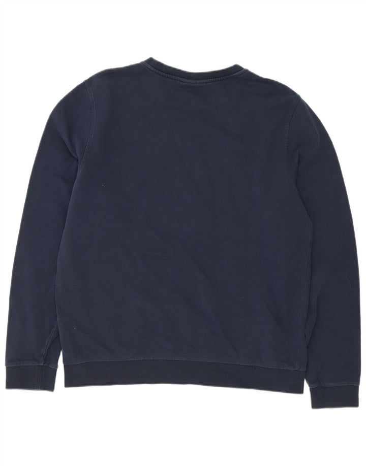 Felpa grafica da uomo Calvin Klein maglione XL cotone blu navy