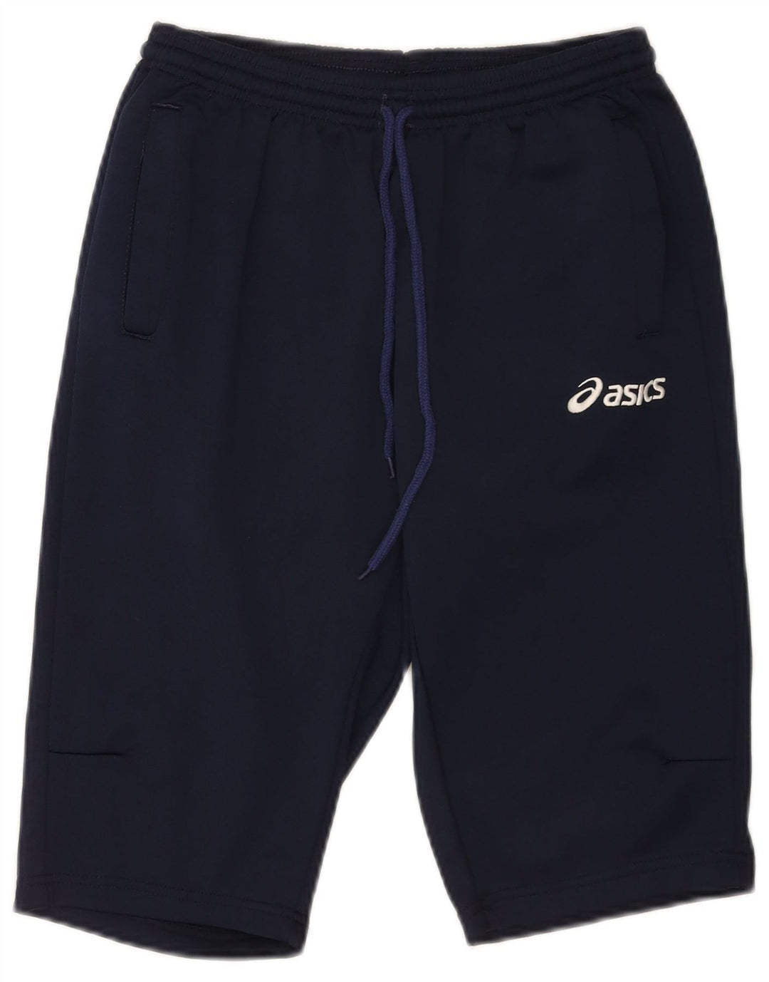 Pantaloncini sportivi da uomo Asics grandi in poliestere blu navy