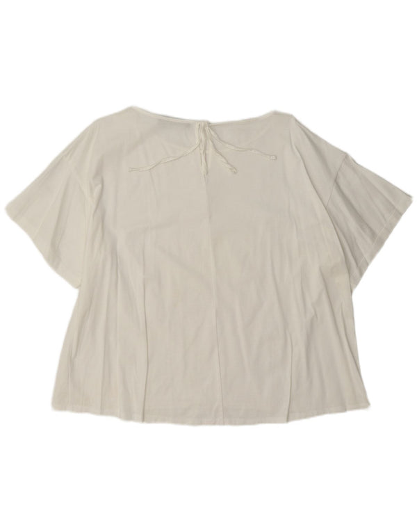 Camicetta da weekend da donna Max Mara Top UK 18 XL Bianca