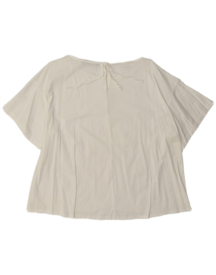 Camicetta da weekend da donna Max Mara Top UK 18 XL Bianca