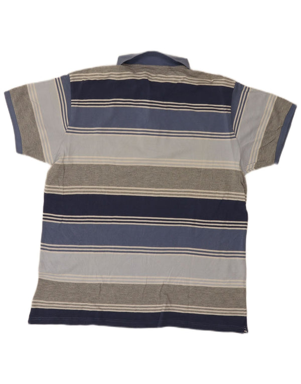 Polo Kappa Uomo 2XL Cotone Rigato Blu