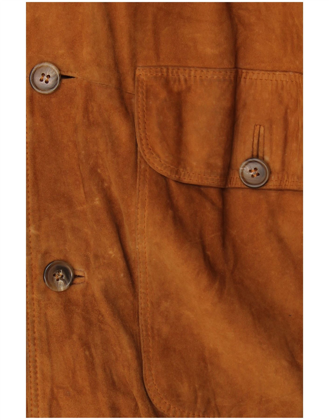 Giubbotto bomber da uomo in pelle scamosciata Al Duca D'Aosta IT 52 XL Marrone