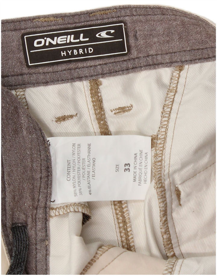 Pantaloncini chino da uomo O'Neill W33 nylon bianco sporco medio