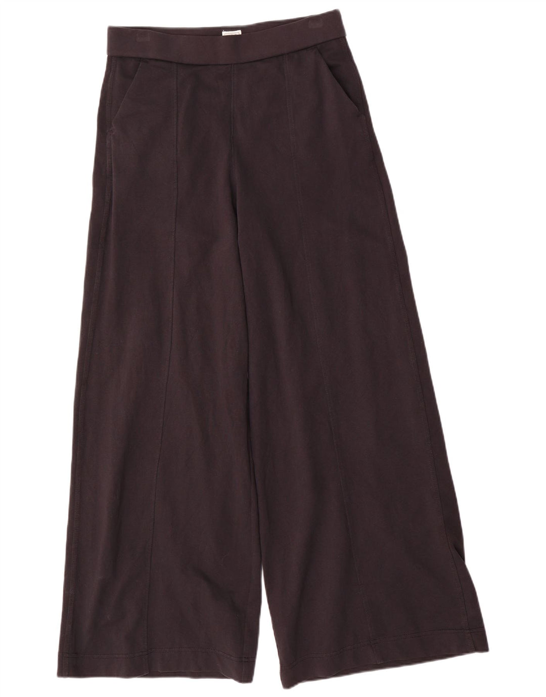 Pantaloni da tuta da donna a gamba larga Lee UK 14 cotone nero medio