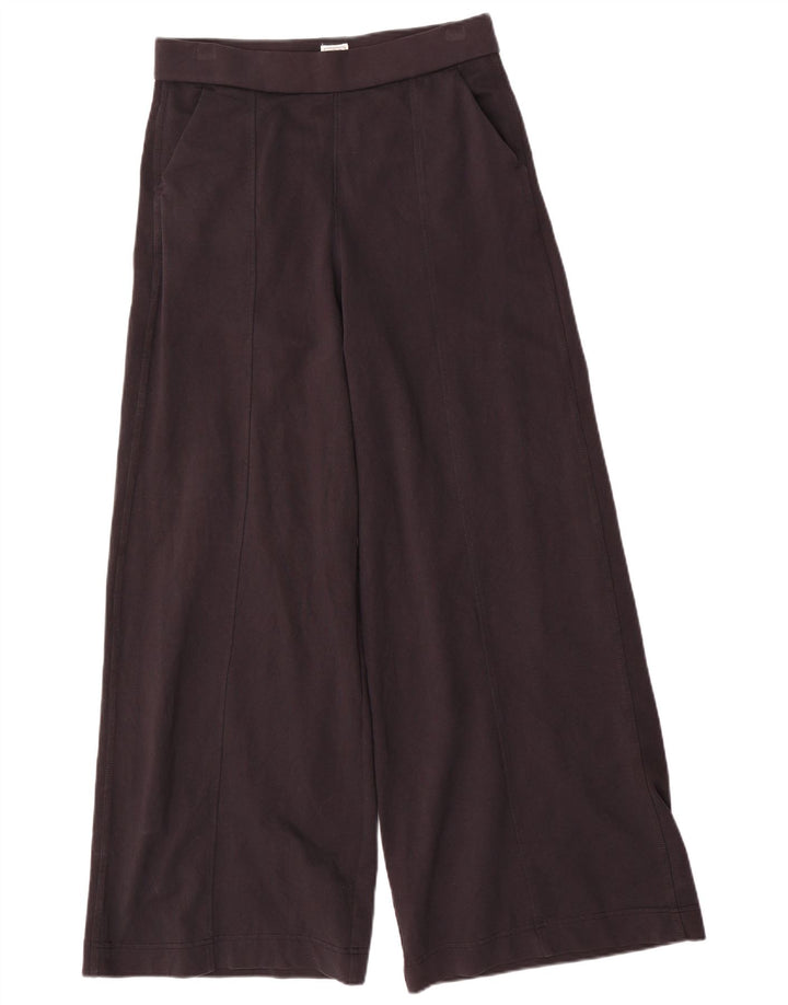 Pantaloni da tuta da donna a gamba larga Lee UK 14 cotone nero medio
