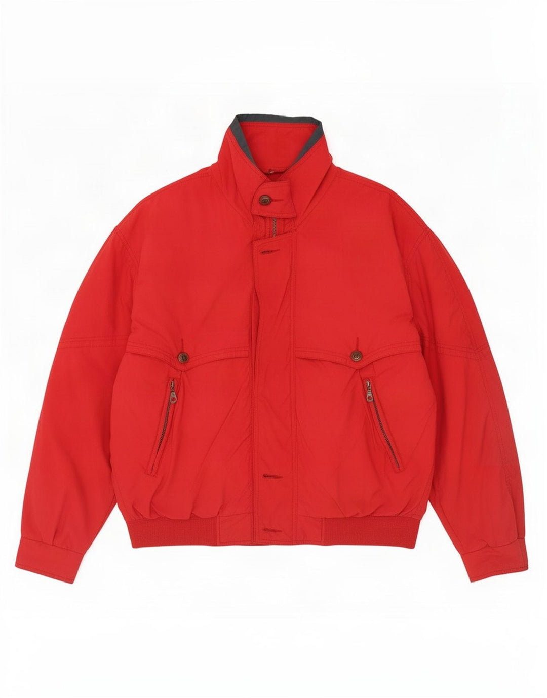 Giubbotto bomber da uomo Nuova Moda UK 38 rosso medio
