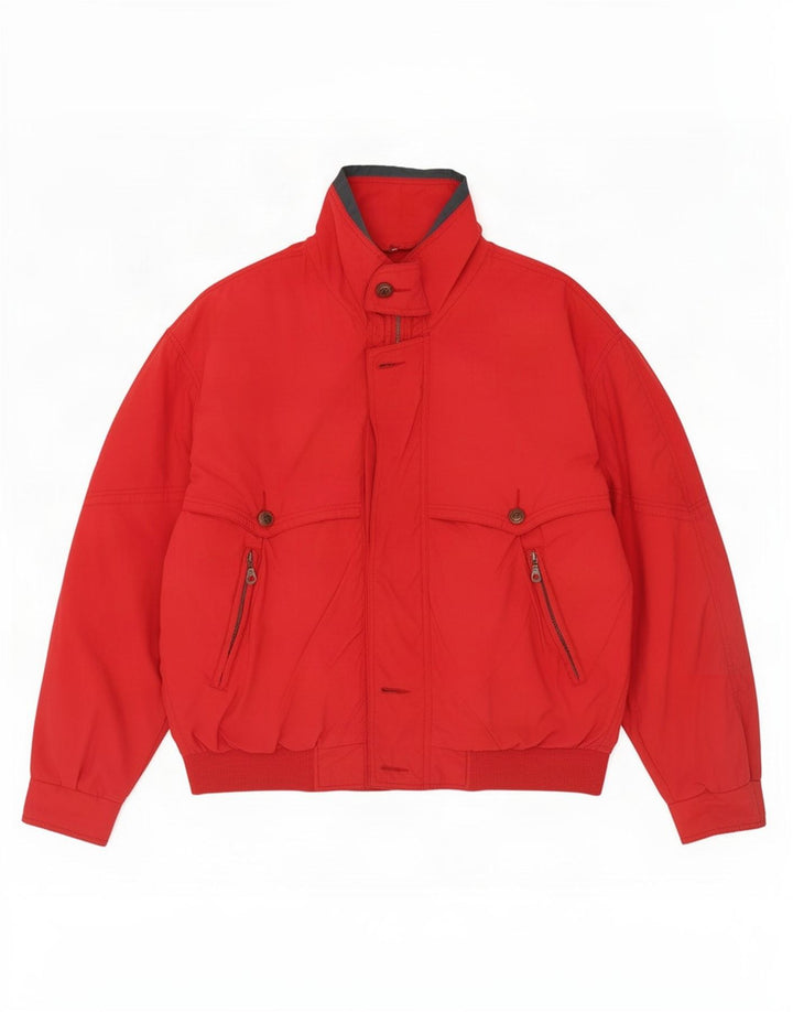 Giubbotto bomber da uomo Nuova Moda UK 38 rosso medio