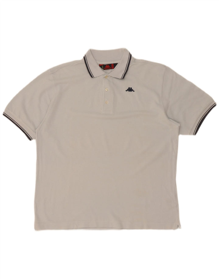 Polo Kappa Uomo Small Blu Cotone