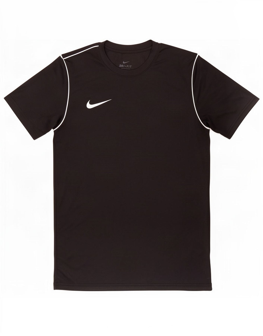 T-shirt Nike da uomo Dri Fit, top in poliestere nero medio
