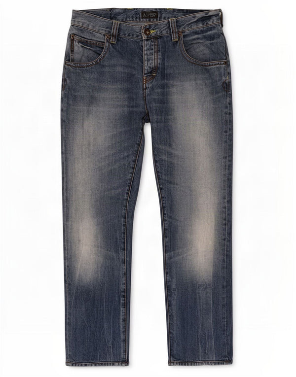 Jeans dritti da uomo Armani W34 L30 Blu