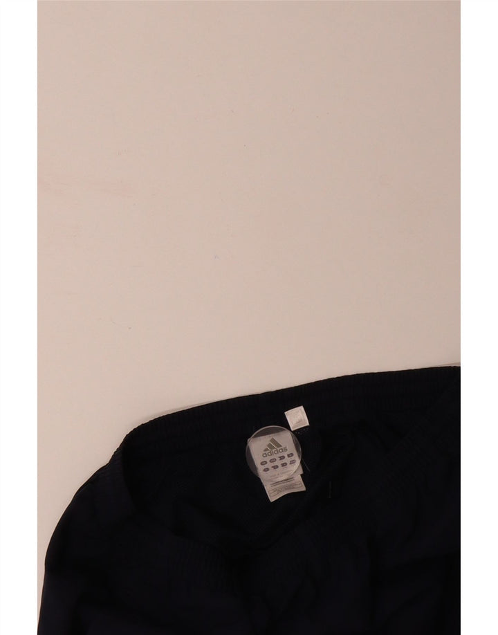 ADIDAS Mens Tracksuit Trousers Joggers Large  Navy Blue Polyester