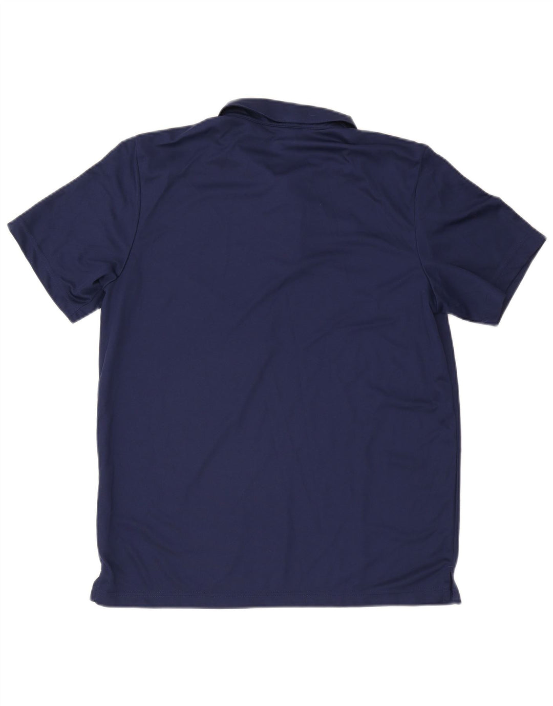 Polo Adidas Climalite da uomo grande in poliestere blu navy