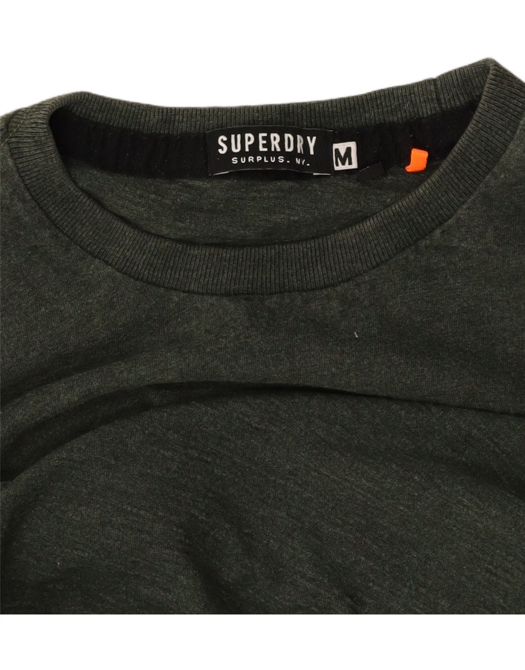 Top da uomo a manica lunga SUPERDRY verde medio