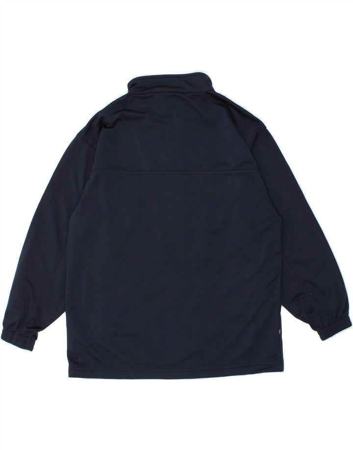 REEBOK Boys Tracksuit Top Jacket 13-14 Years XL Navy Blue Polyester Vintage Reebok and Second-Hand Reebok from Messina Hembry 