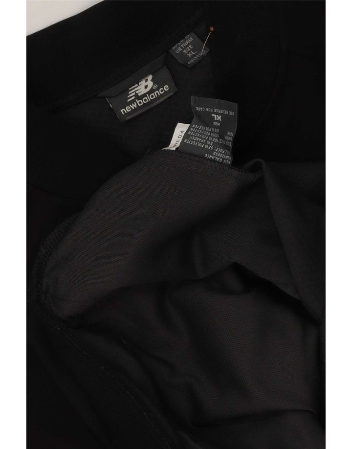 Giacca da tuta da uomo New Balance XL nera in poliestere