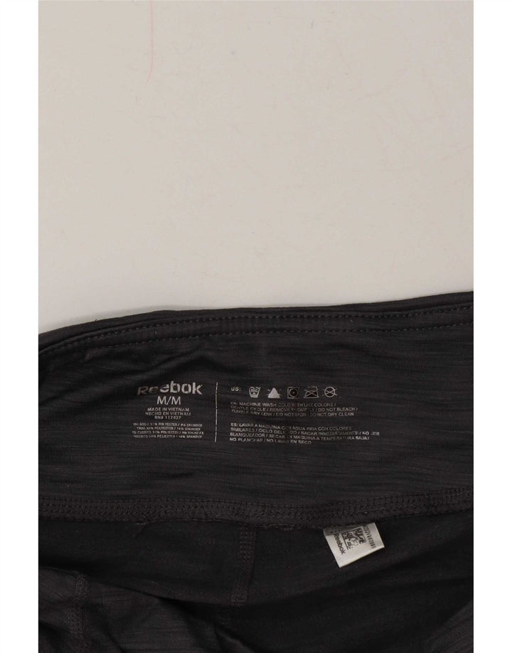 Leggings Reebok da donna UK 12 Poliestere chiazzato grigio medio
