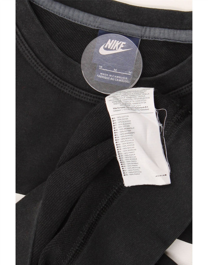 Felpa grafica da uomo Nike Felpa media in cotone mimetico nero