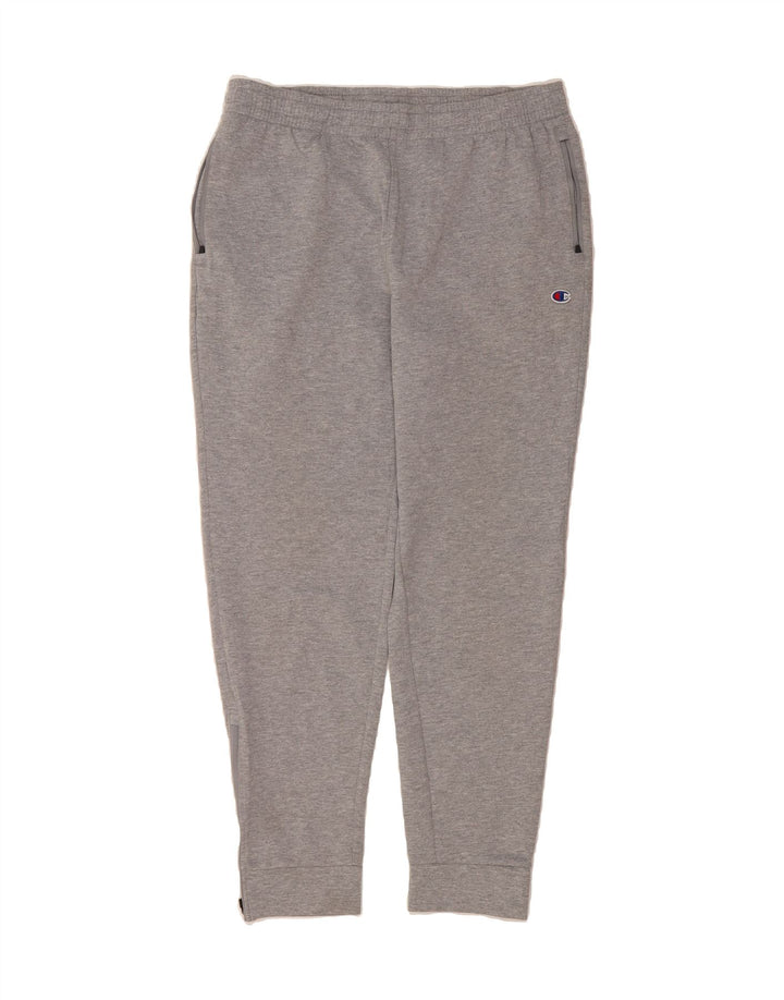 CHAMPION Mens Tracksuit Trousers Joggers Large  Grey Polyester Vintage Champion and Second-Hand Champion from Messina Hembry 