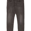 Jeans slim da uomo Zara EU 46 XL W36 L30 Nero