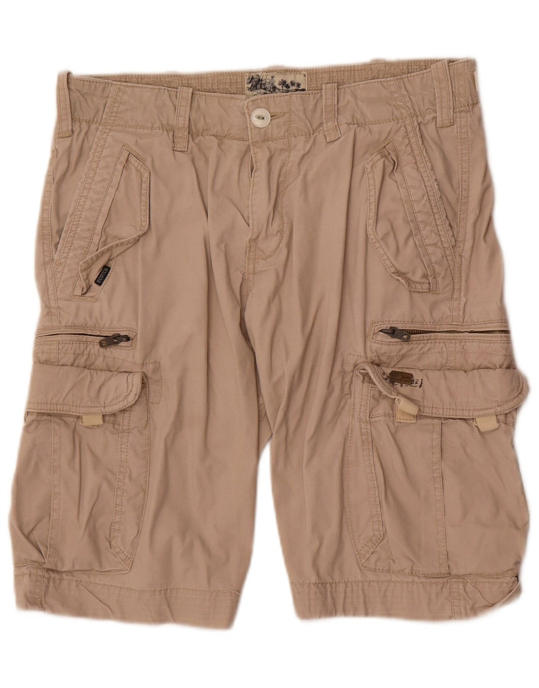 Pantaloncini cargo da uomo Scotch & Soda W32 cotone beige medio