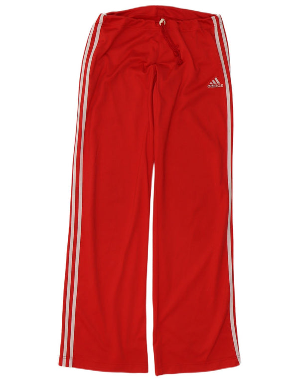 Pantaloni da tuta da donna dalla vestibilità ampia Adidas UK 12 Medium Red Sports
